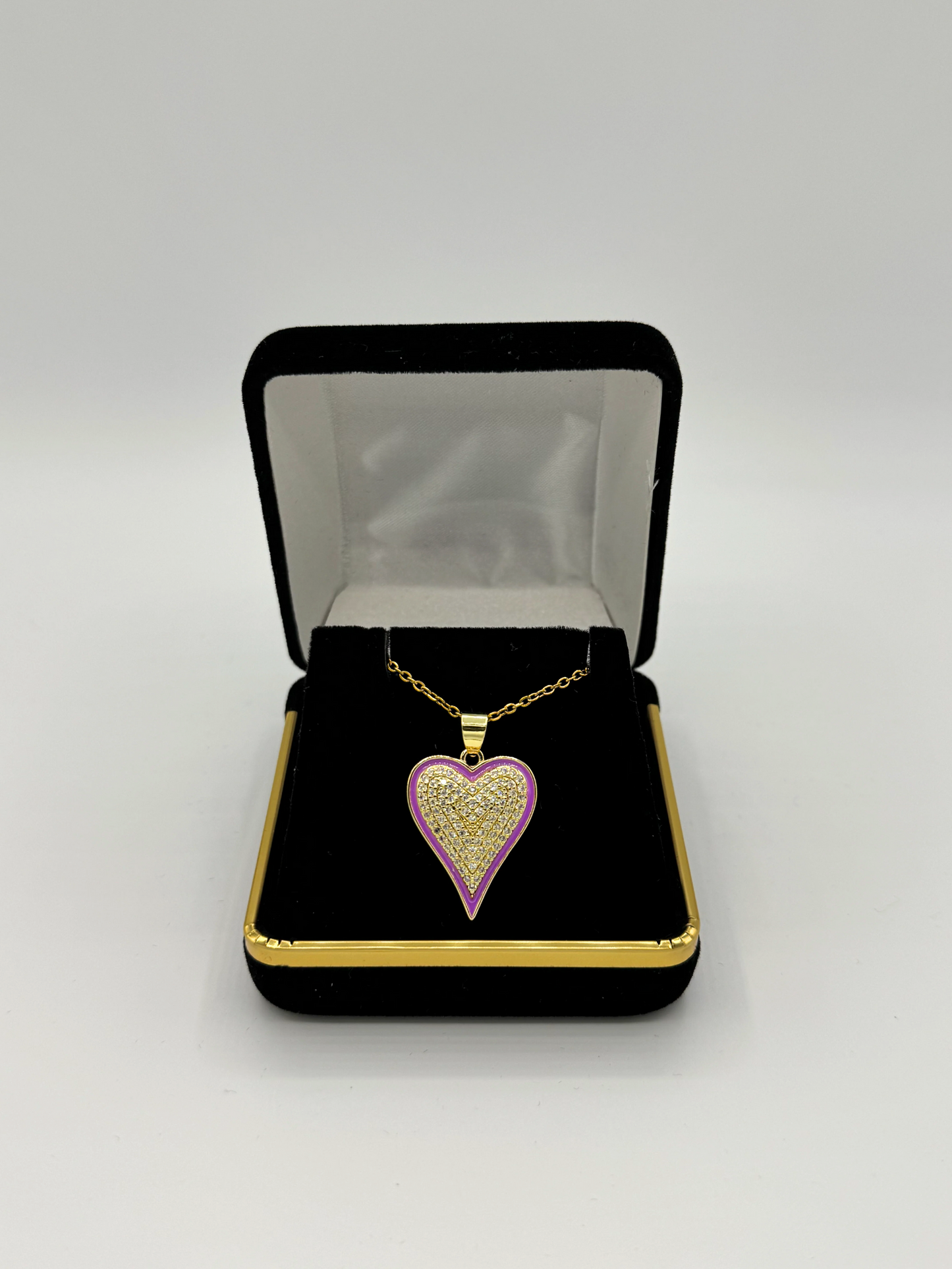 Heart Pendant Necklace | Golden Color