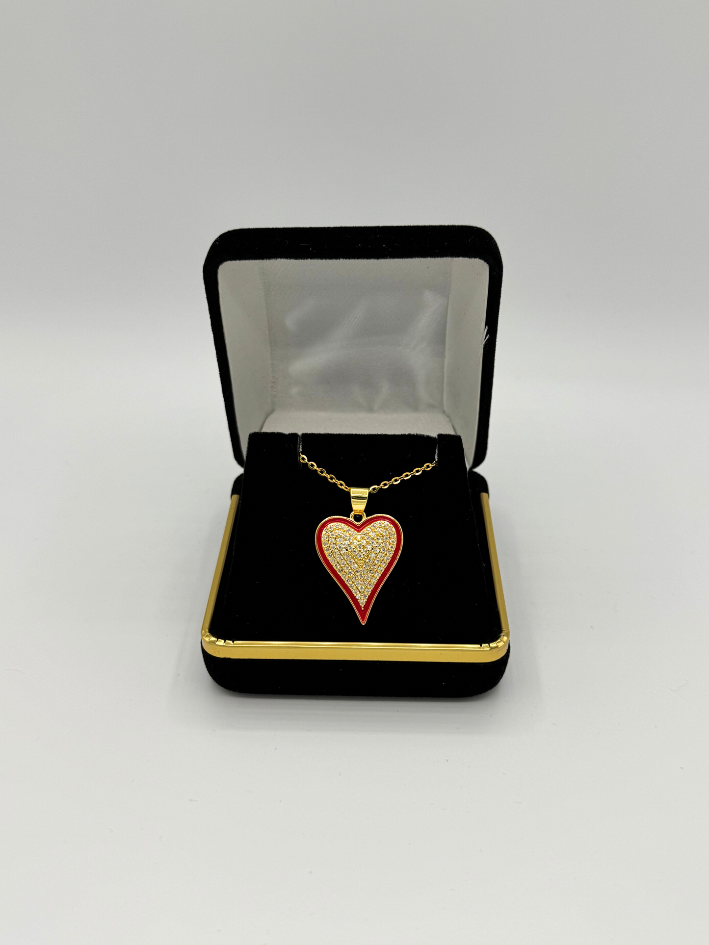 Heart Pendant Necklace | Golden Color