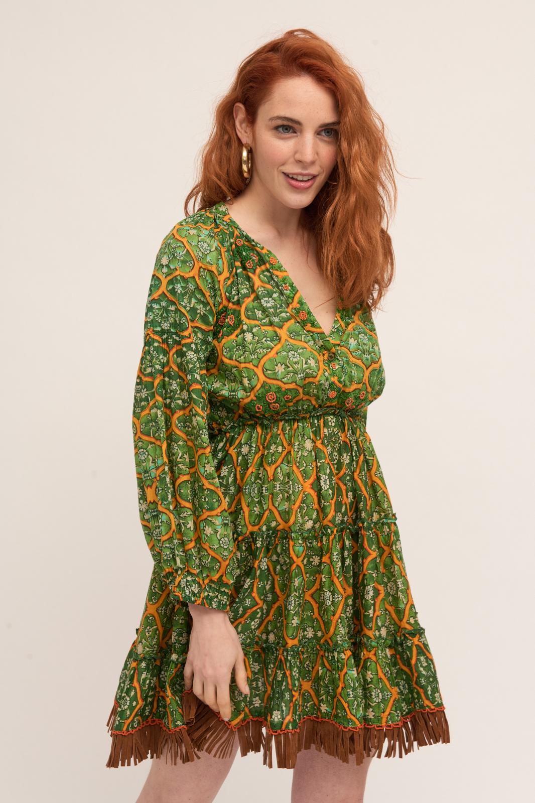 Bohemian Mini Dress AN8034