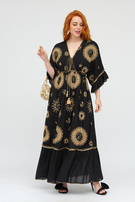 Bohemian Maxi Dress AN24110