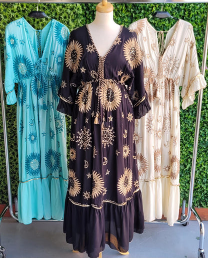 Bohemian Maxi Dress AN24110
