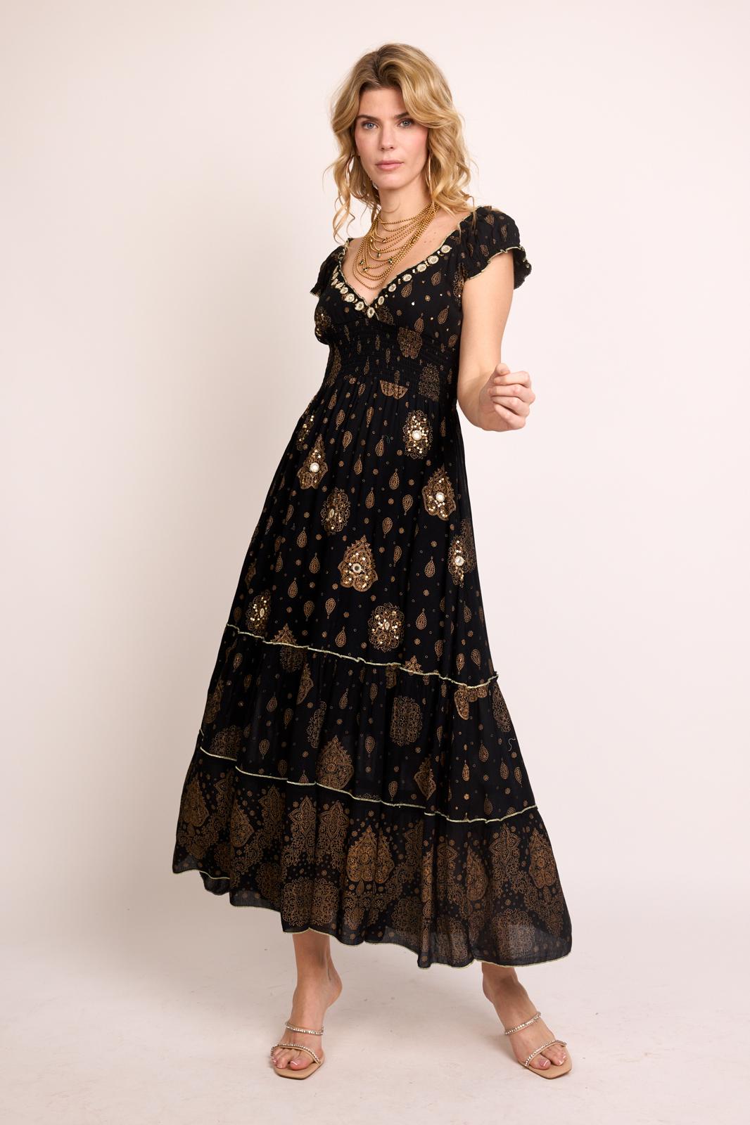 Bohemian Maxi Dress AN24416