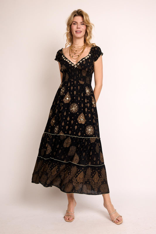 Bohemian Maxi Dress AN24416
