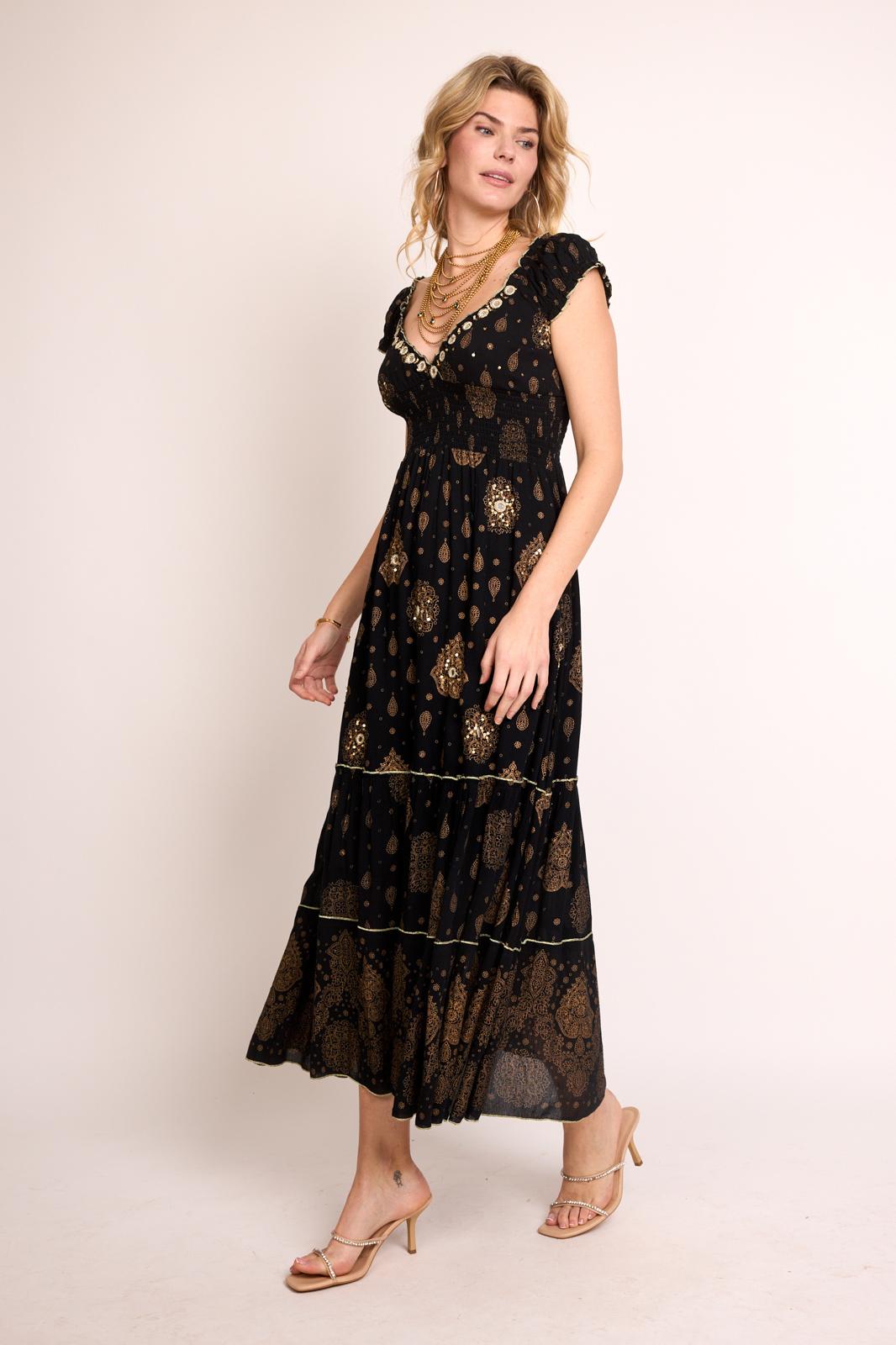 Bohemian Maxi Dress AN24416