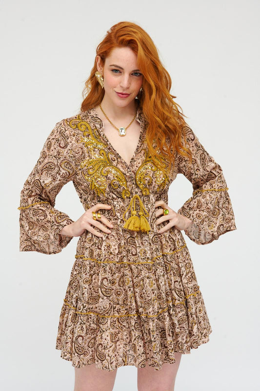 Bohemian Mini Dress AN532