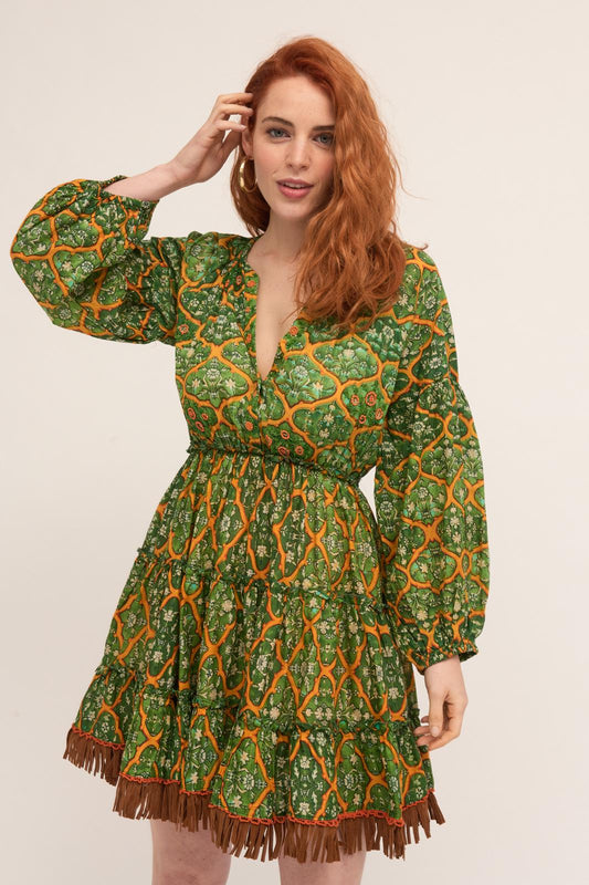 Bohemian Mini Dress AN8034