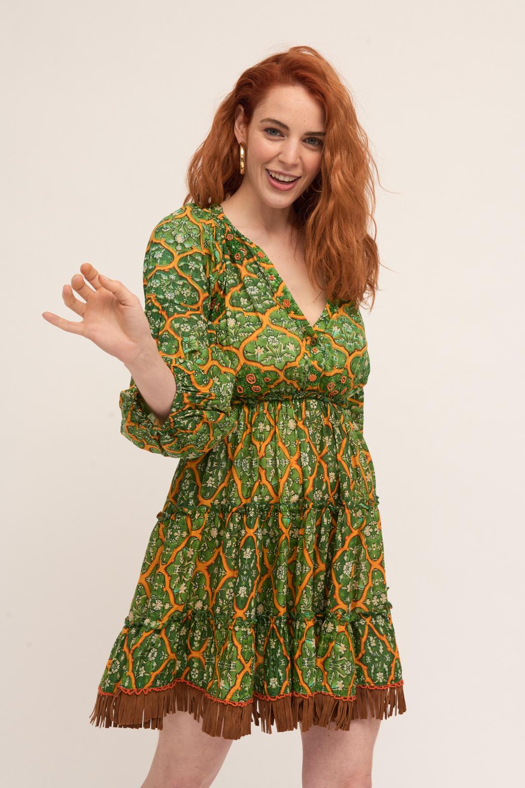 Bohemian Mini Dress AN8034