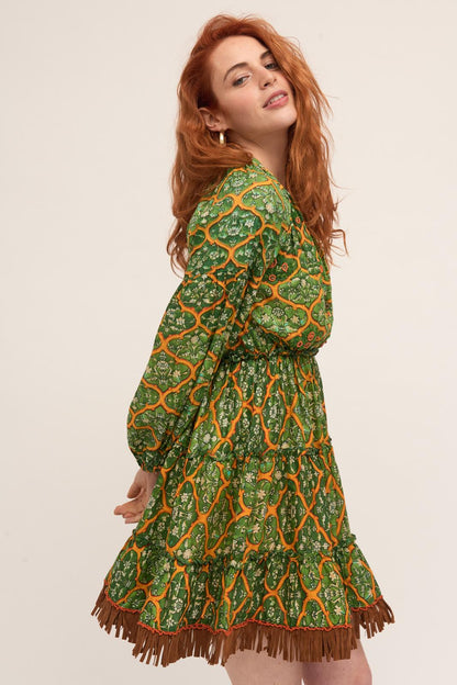 Bohemian Mini Dress AN8034